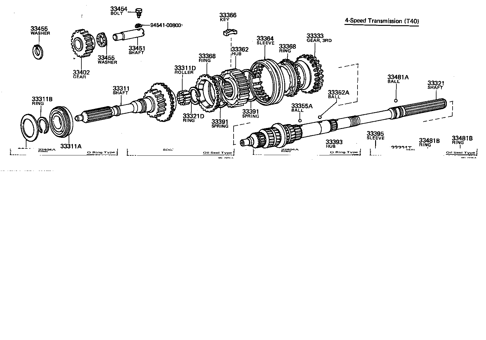 33481-22010 GEAR, SPEEDOMETER DRIVE (MTM) product image