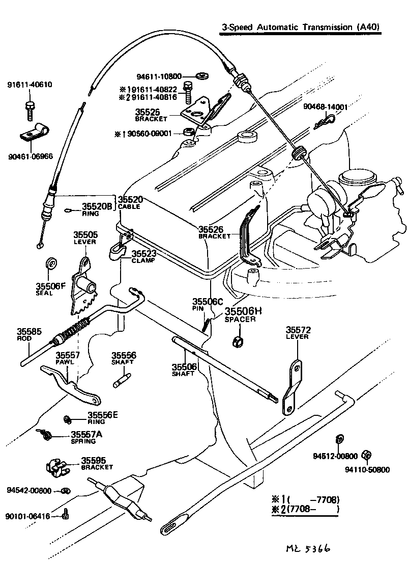 35520-20030 CABLE ASSY, THROTTLE product image