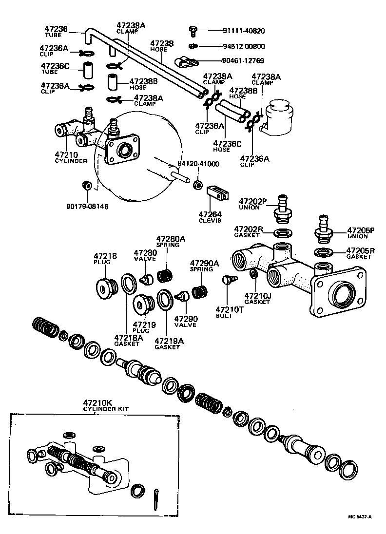 47218-36040 PLUG, MASTER CYLINDER FLUID OUTLET product image