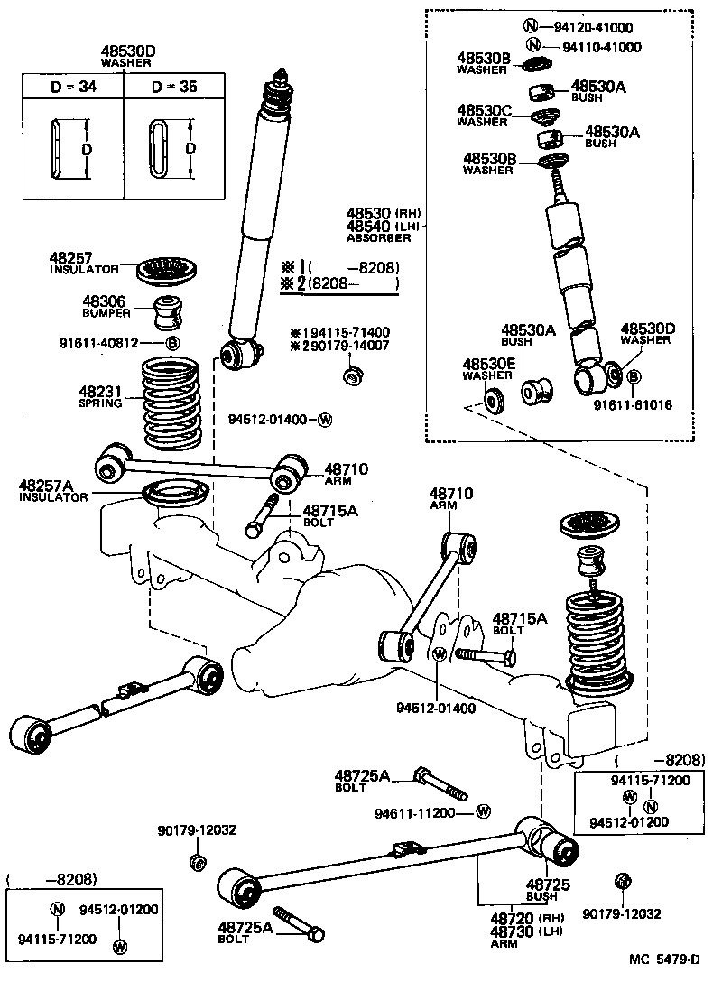 48231-10020 SPRING, COIL, REAR product image