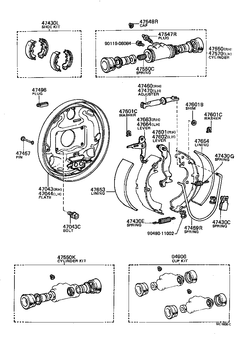 90119-10157 BOLT(FOR BACKING PLATE TO REAR AXLE HOUSING SETTING) product image