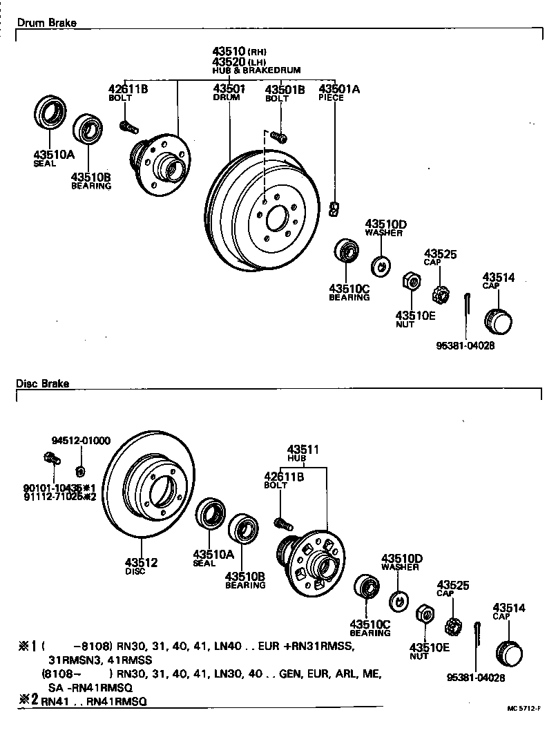90311-62001 SEAL, OIL (FOR FRONT AXLE HUB) product image