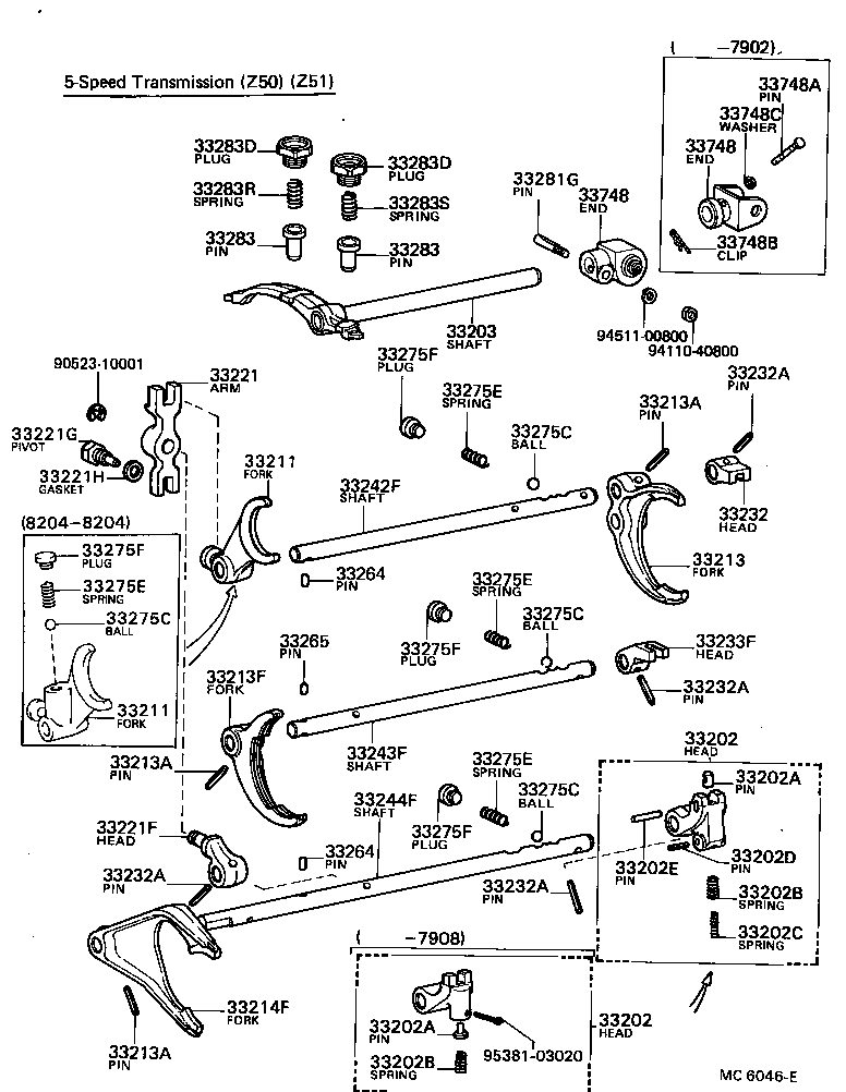 33211-16020 FORK, REVERSE SHIFT product image