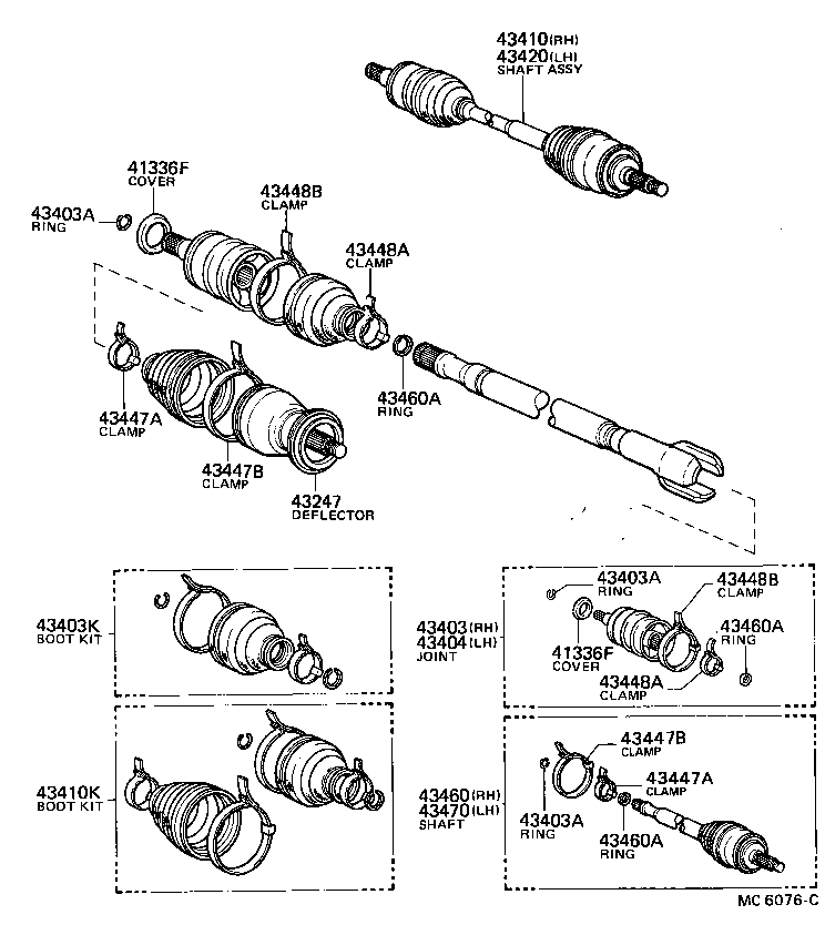 43247-16010 DEFLECTOR, FRONT WHEEL BEARING DUST, NO.2 product image