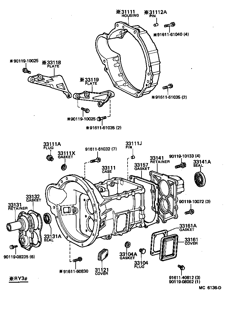 33119-25010 PLATE, STIFFENER, LH(MTM) product image