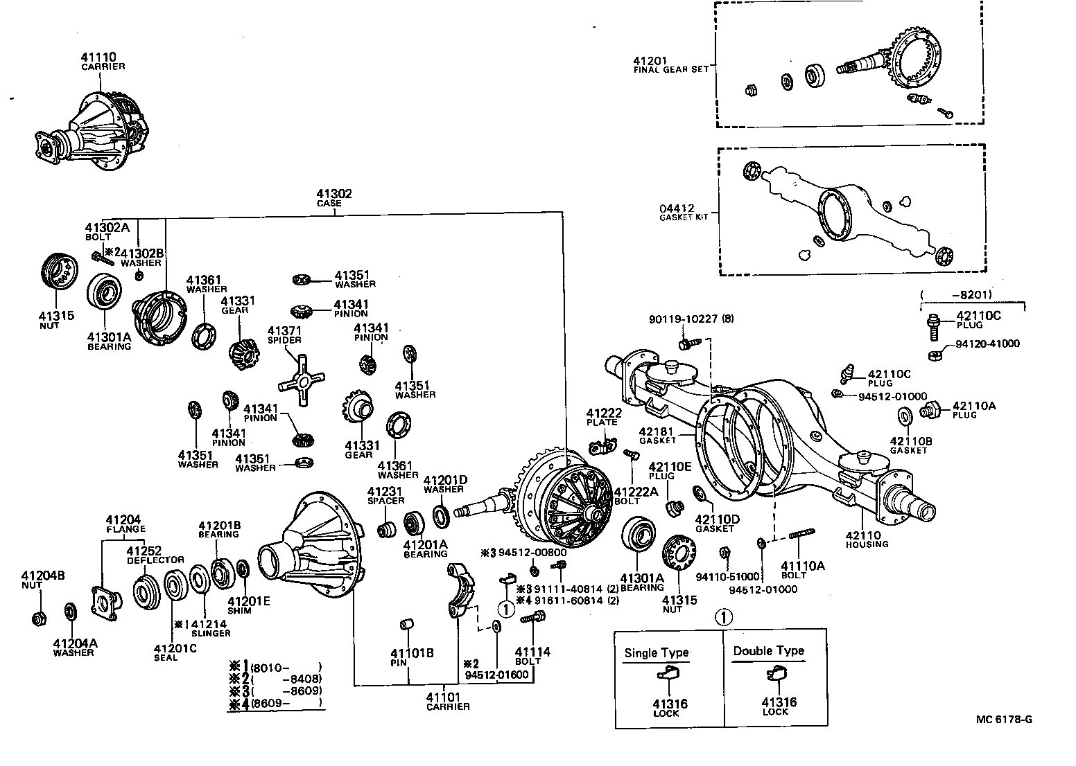 41101-35012 CARRIER SUB-ASSY, DIFFERENTIAL, REAR product image