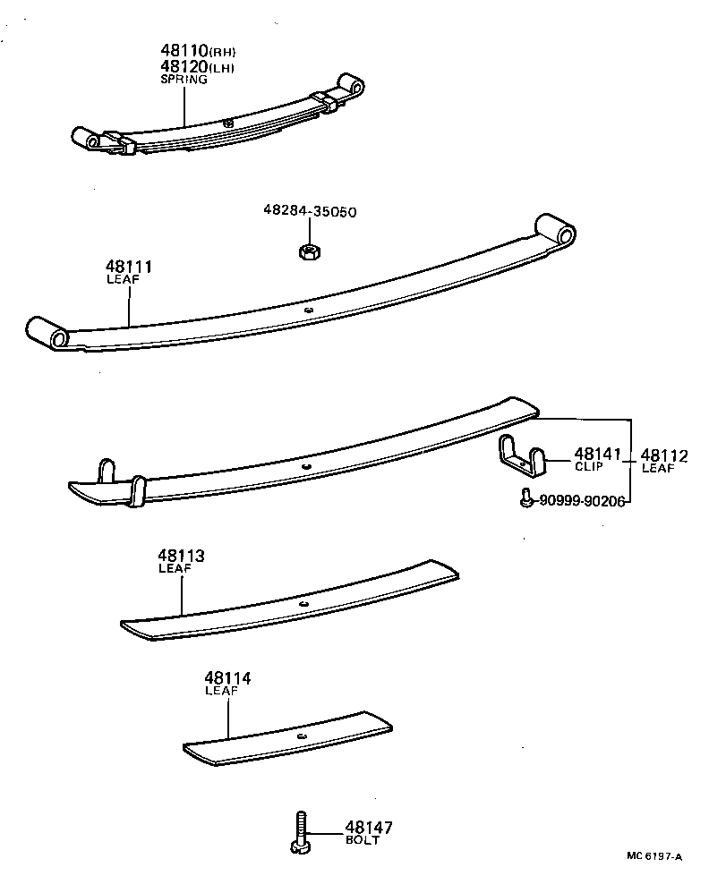 48815-35040 BUSH, FRONT STABILIZER BAR, NO.1 product image