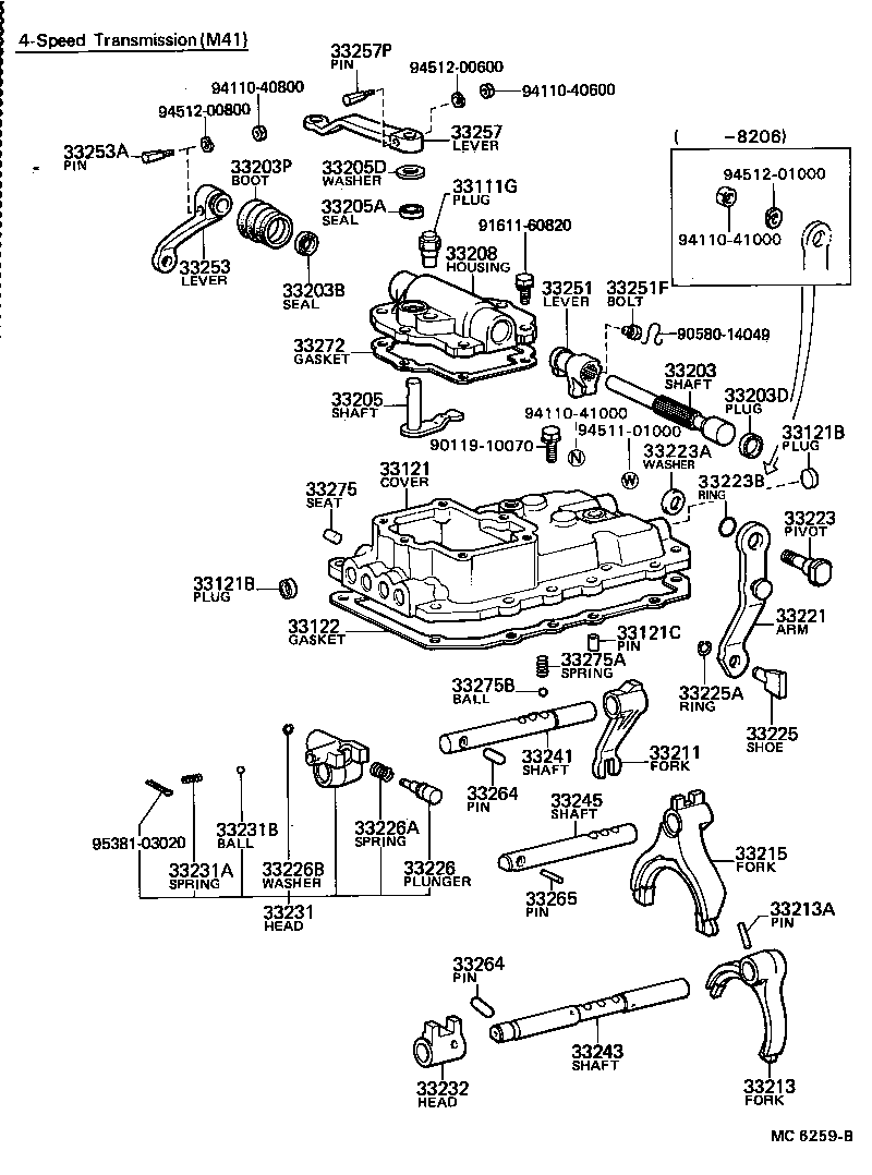 33202-36040 HEAD, REVERSE SHIFT product image