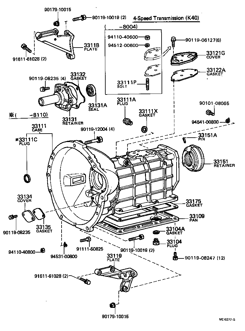 33142-22010 GASKET, INTERMEDIATE PLATE product image