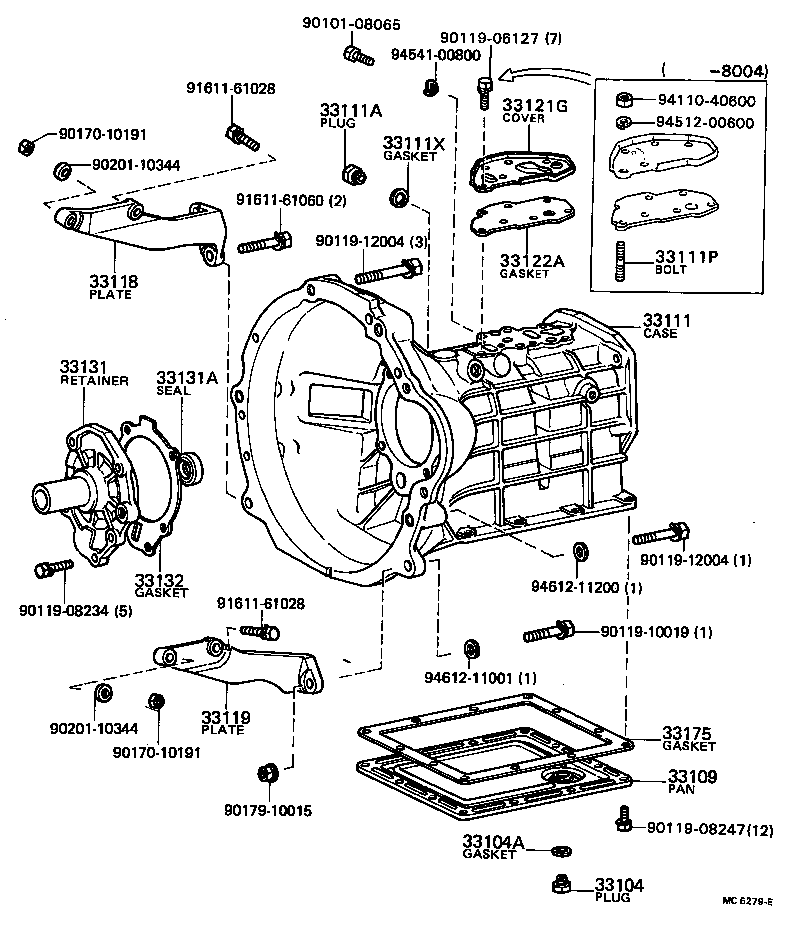 33118-12070 PLATE, STIFFENER, RH(MTM) product image
