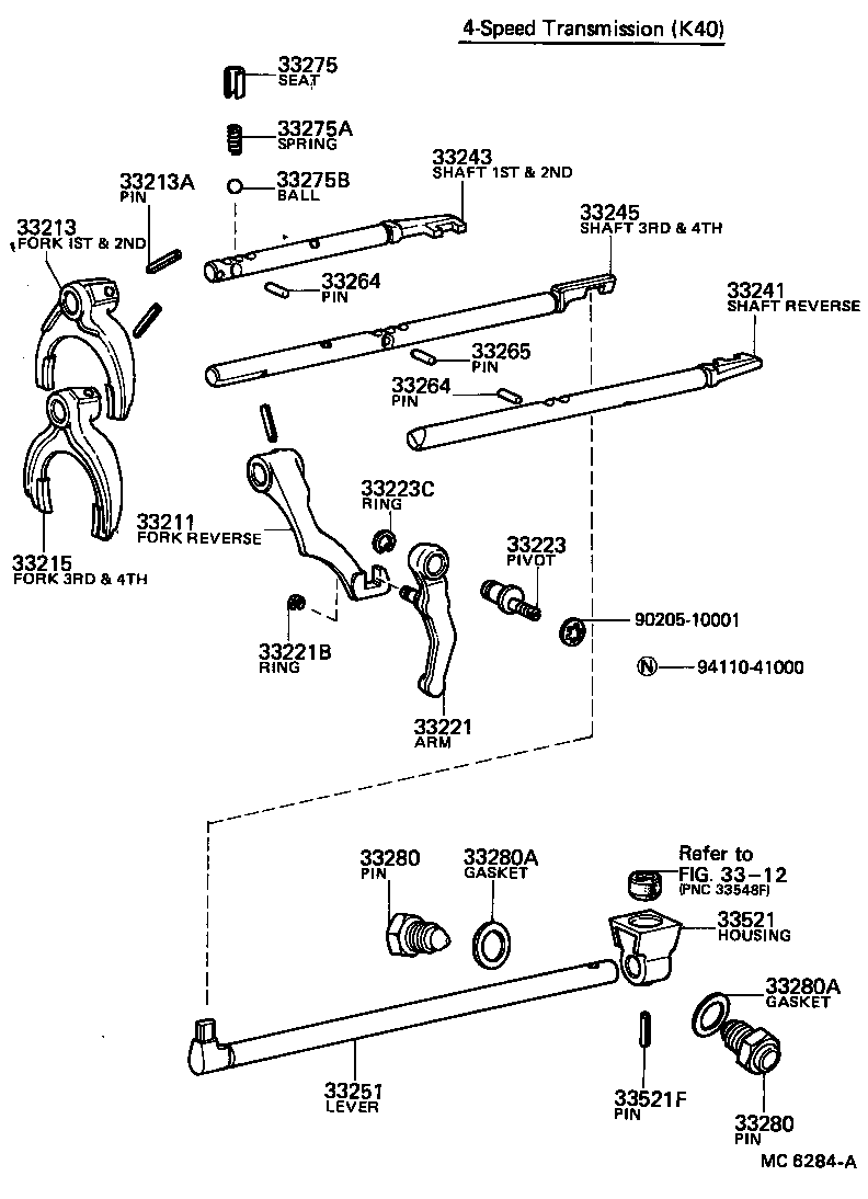 90341-10064 SEAT, SHIFT DETENT BALL SPRING, NO.2 product image
