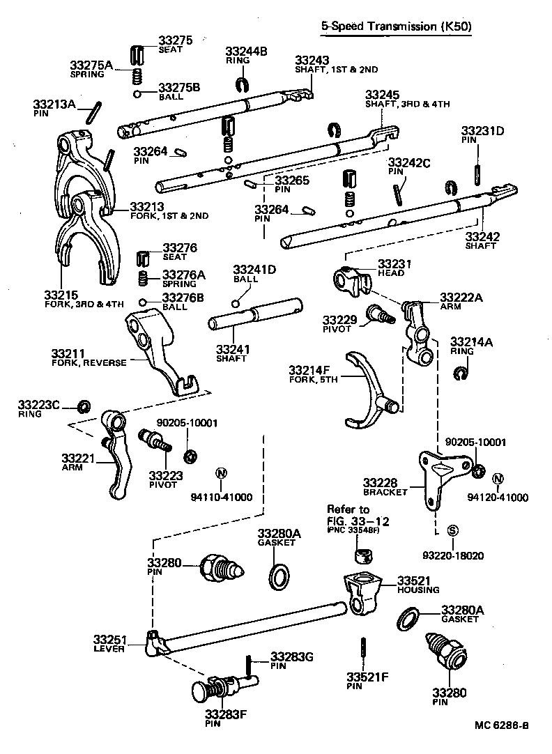 90341-10064 SEAT, SHIFT DETENT BALL SPRING, NO.2 product image