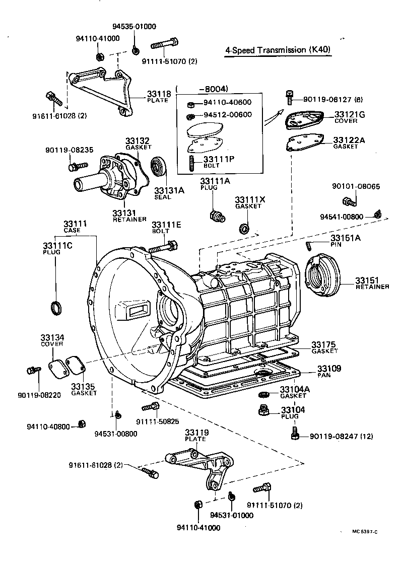 33119-12011 PLATE, STIFFENER, LH(MTM) product image