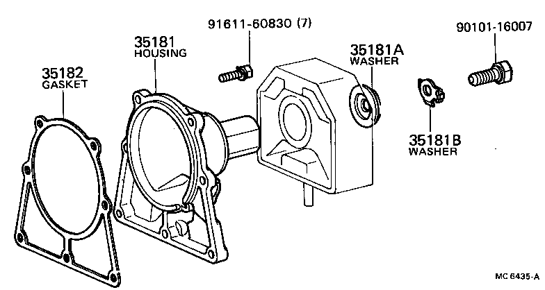 35181-16010 HOUSING, EXTENSION (ATM) product image