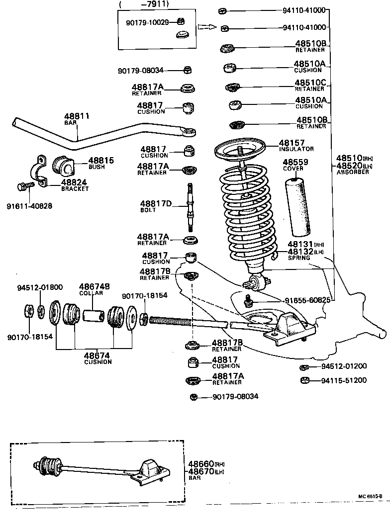 48131-30400 SPRING, FRONT COIL, RH product image