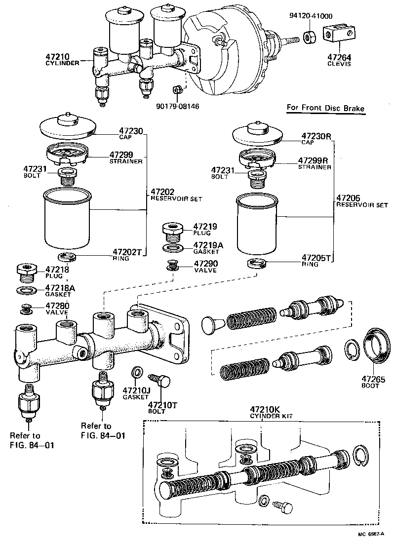 47547-40010 PLUG, BLEEDER(FOR BRAKE MASTER CYLINDER) product image