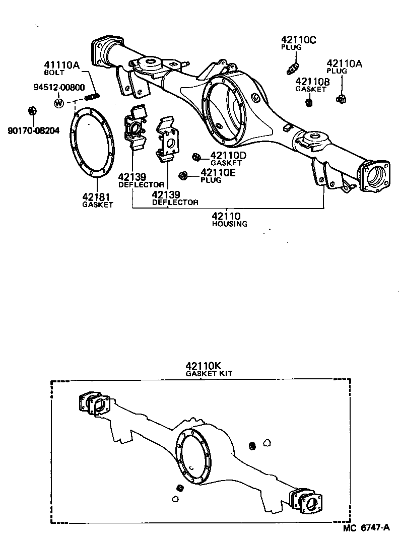 41204-30021 FLANGE SUB-ASSY, REAR DRIVE PINION COMPANION, REAR product image