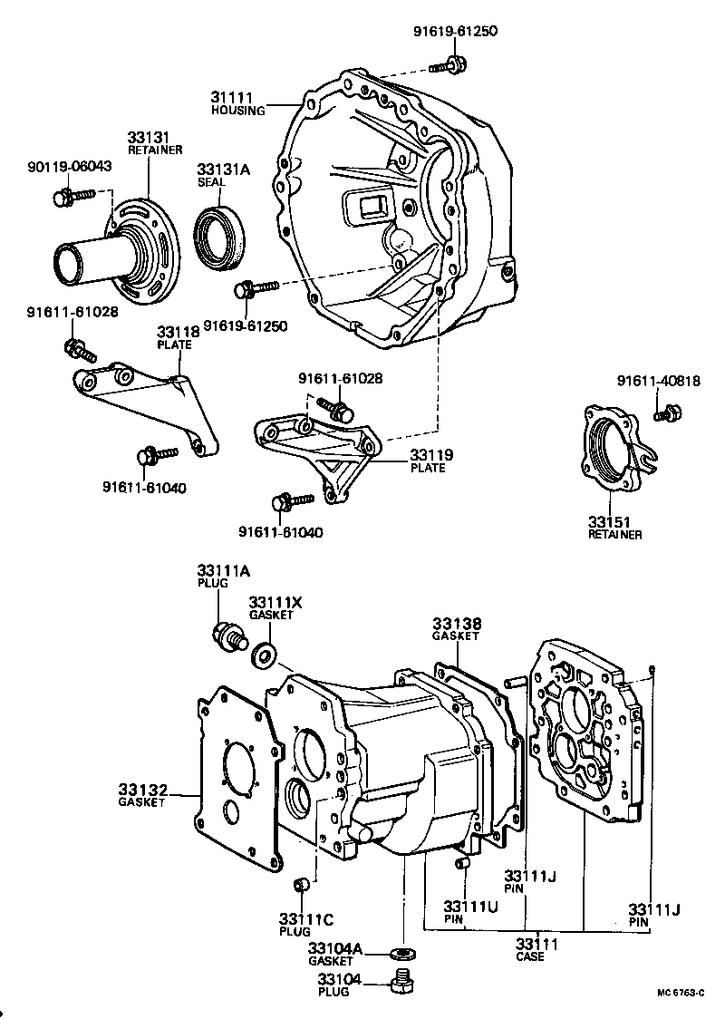 31111-20100 HOUSING, CLUTCH product image