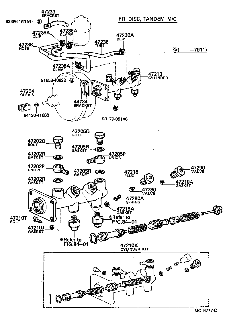47220-25022 RESERVOIR SUB-ASSY, BRAKE MASTER CYLINDER product image