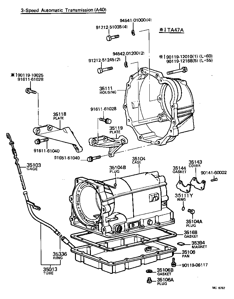 35111-12051 HOUSING, AUTOMATIC TRANSMISSION product image