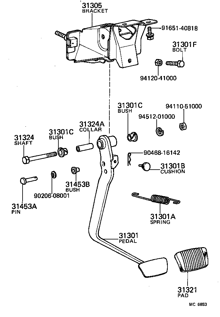 31418-22030 HOSE, CLUTCH, NO.1 product image