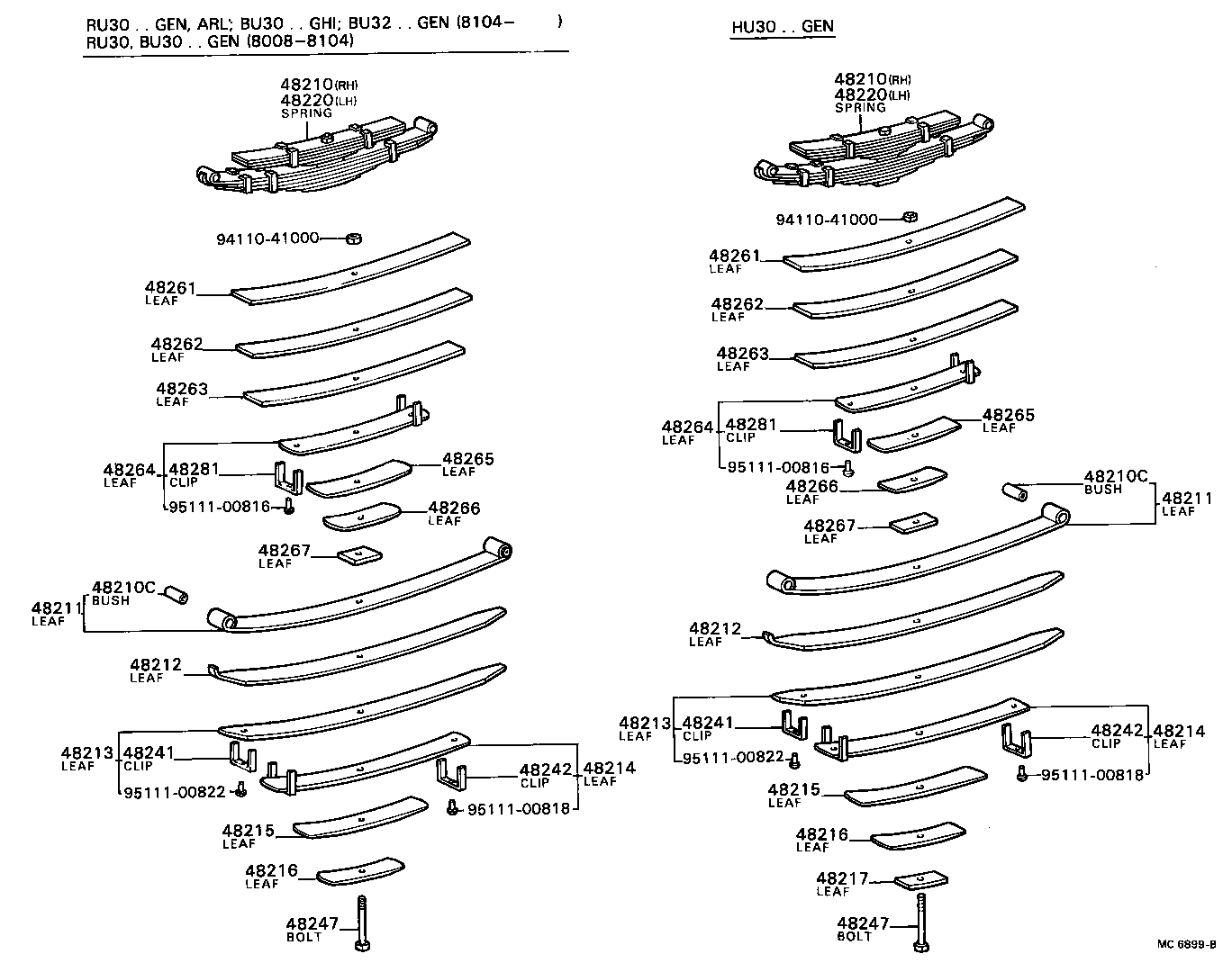 48042-36020 SHACKLE, SPRING, NO.2 product image