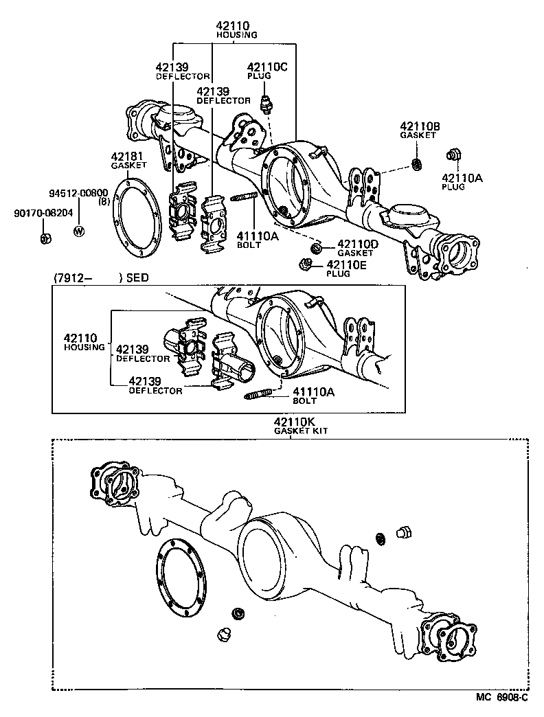 41341-10021 PINION, REAR DIFFERENTIAL product image