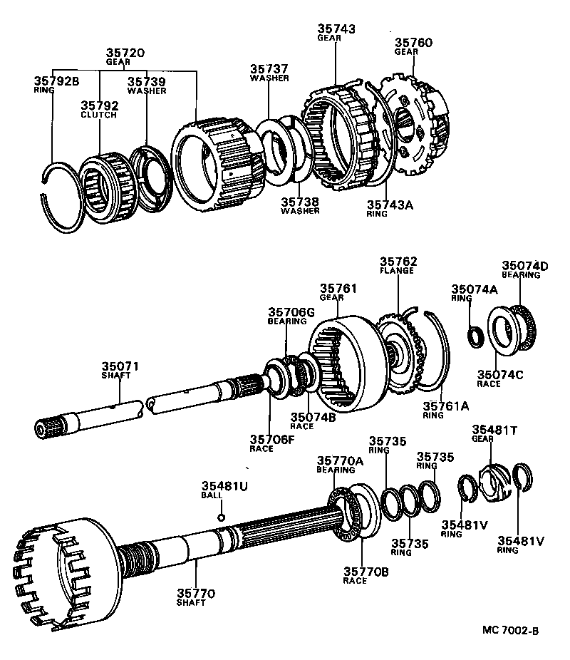 35762-40010 FLANGE, REAR PLANETARY RING GEAR product image