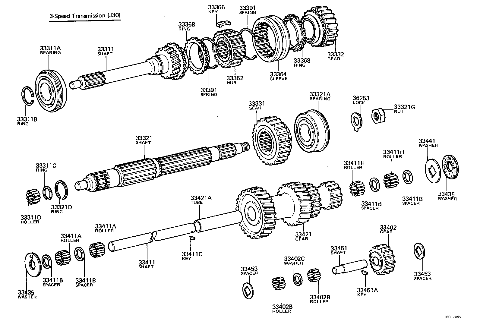 33336-60010 GEAR, 5TH product image