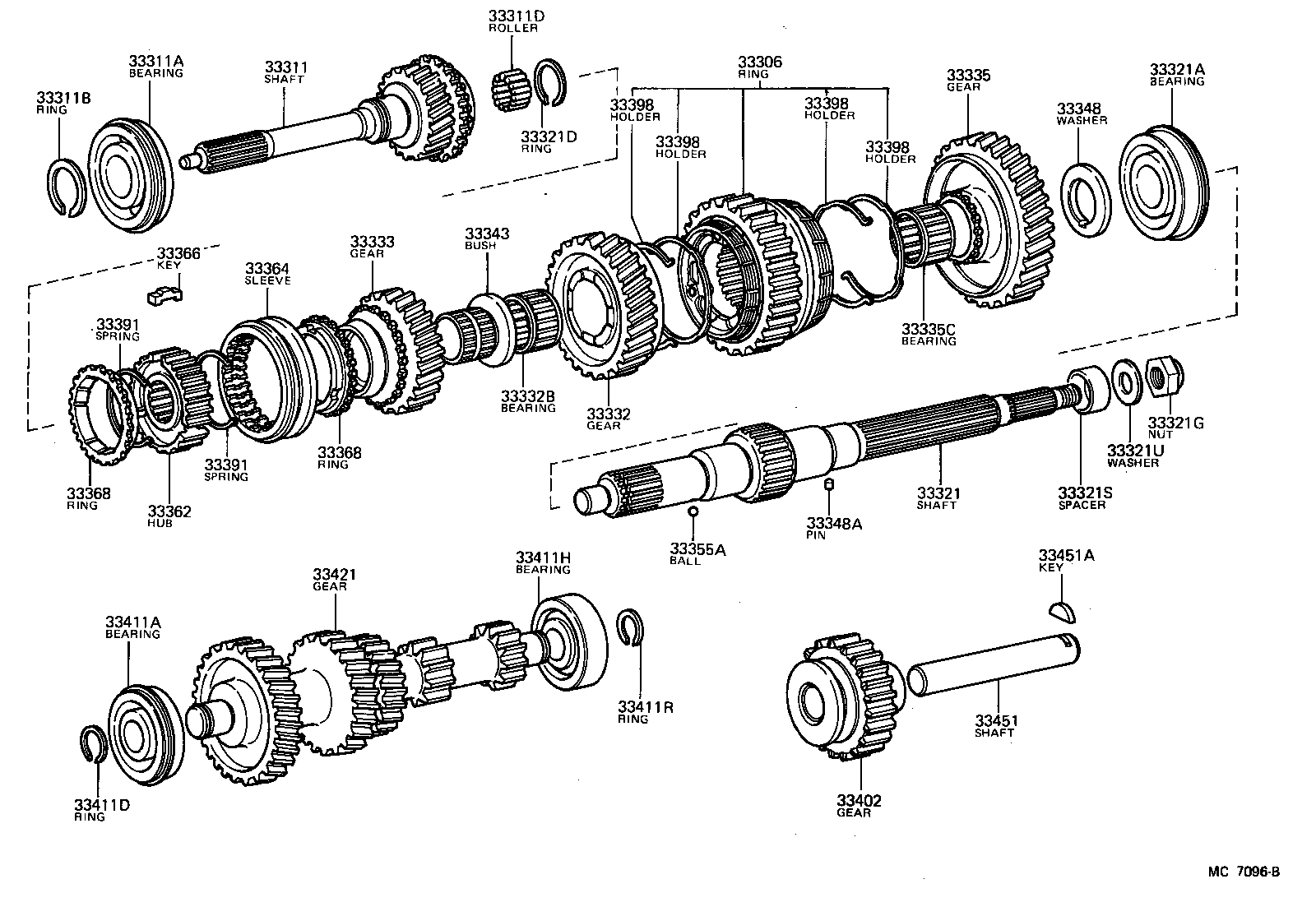 33336-60010 GEAR, 5TH product image