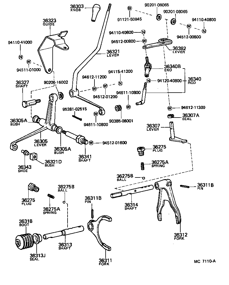 90340-12020 PLUG, STRAIGHT SCREW(FOR TRANSFER SHIFT FORK) product image