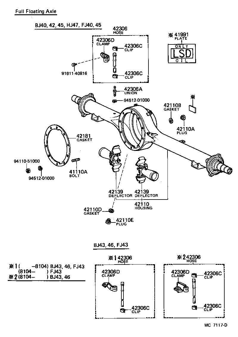 41101-60040 CARRIER SUB-ASSY, DIFFERENTIAL, REAR product image