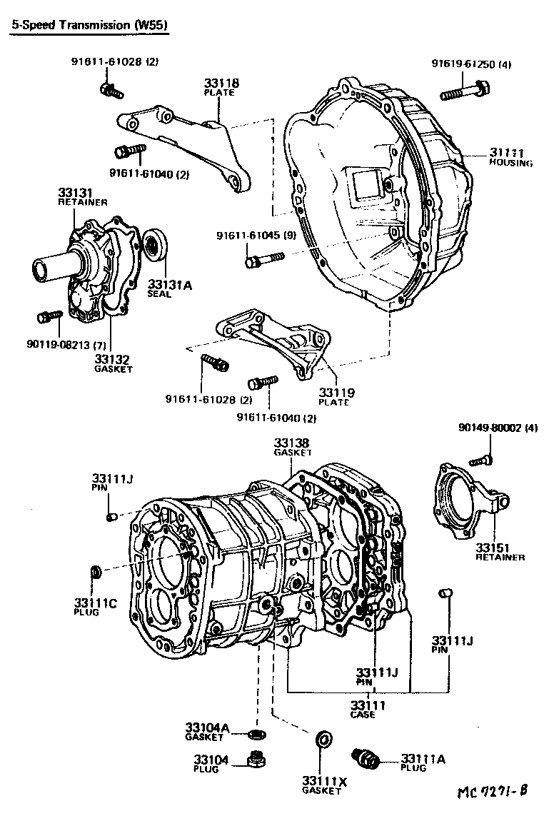 31111-20090 HOUSING, CLUTCH product image