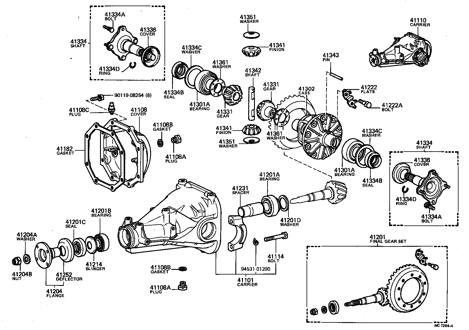 90311-38018 SEAL, OIL (FOR REAR DIFFERENTIAL SIDE GEAR SHAFT) product image