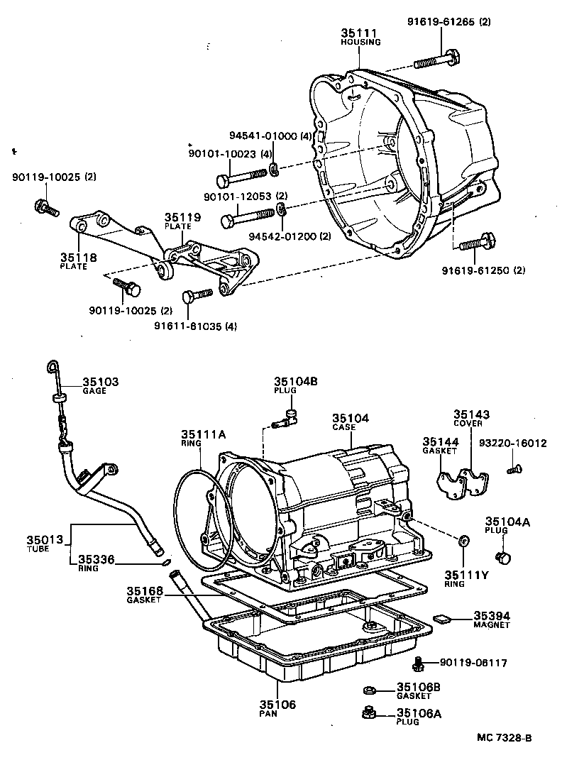 33119-30040 PLATE, STIFENER, LH (ATM) product image
