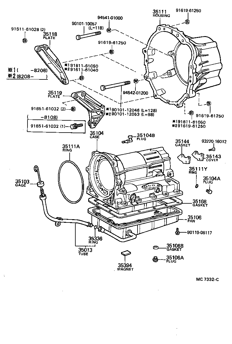 35111-22050 HOUSING, AUTOMATIC TRANSMISSION product image