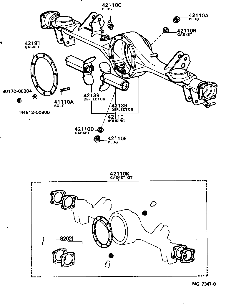 41201-29425 FINAL GEAR KIT, DIFFERENTIAL, REAR product image