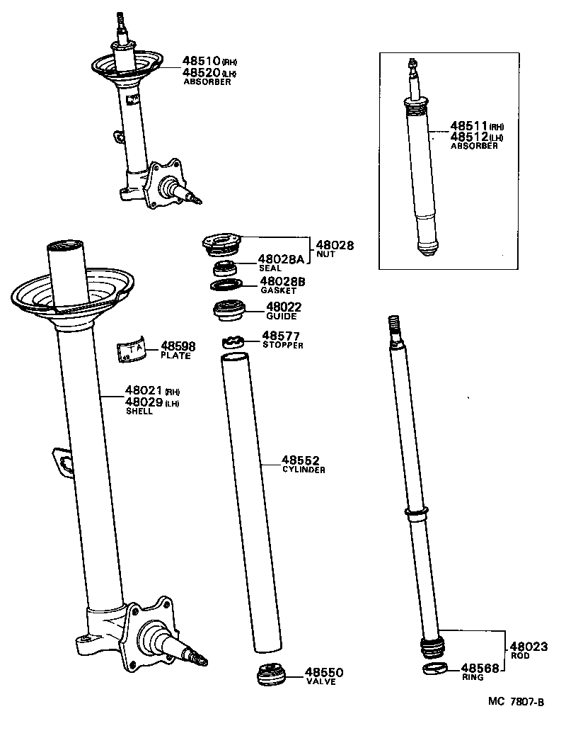 48157-14010 INSULATOR, FRONT COIL SPRING, UPPER product image