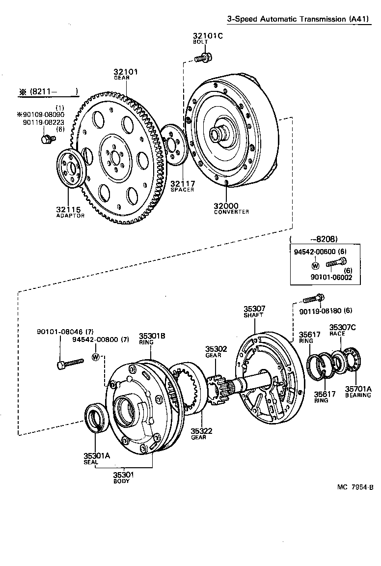90311-38020 SEAL, OIL (FOR FRONT OIL PUMP) product image
