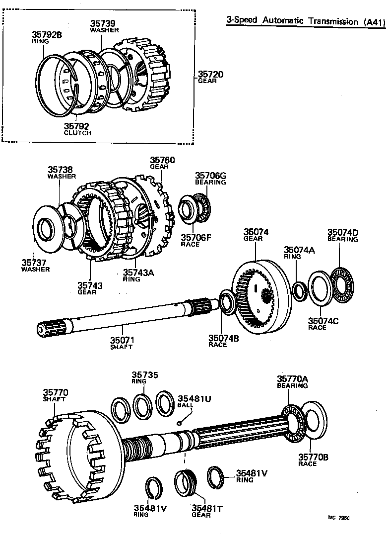33481-26010 GEAR, SPEEDMETER DRIVE (ATM) product image