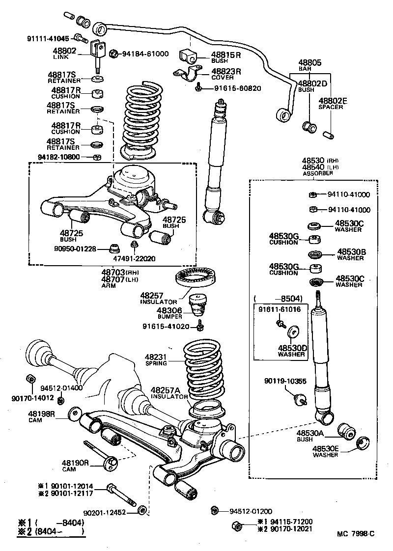48815-14030 BUSH, STABILIZER(FOR REAR) product image