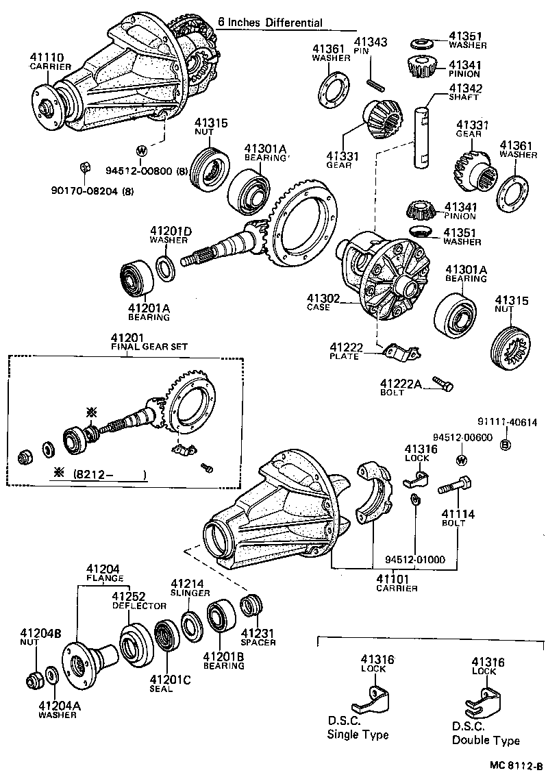 41341-20010 PINION, REAR DIFFERENTIAL product image