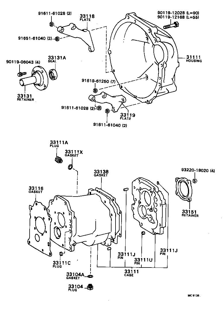 33119-28010 PLATE, STIFFENER, LH(MTM) product image