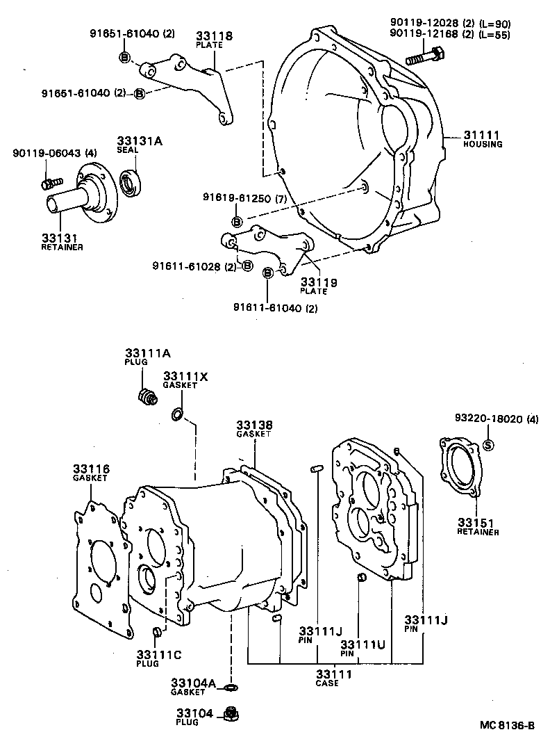 33142-22010 GASKET, INTERMEDIATE PLATE product image