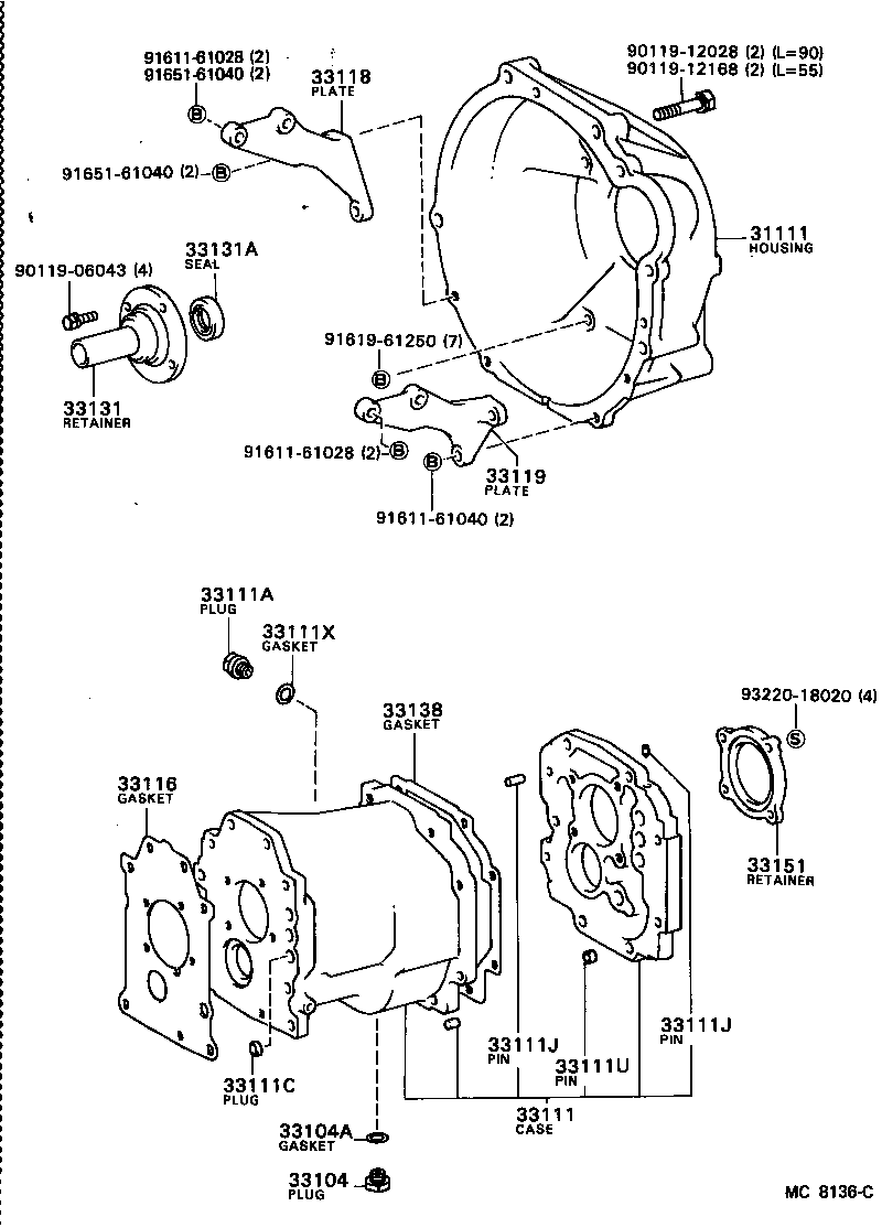 33119-12080 PLATE, STIFFENER, LH(MTM) product image