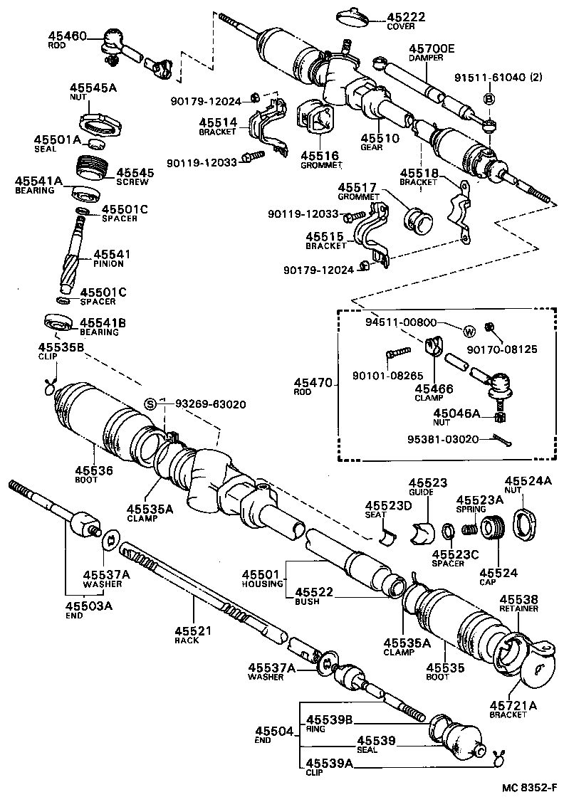 44211-32010 HOUSING, CONTROL VALVE product image