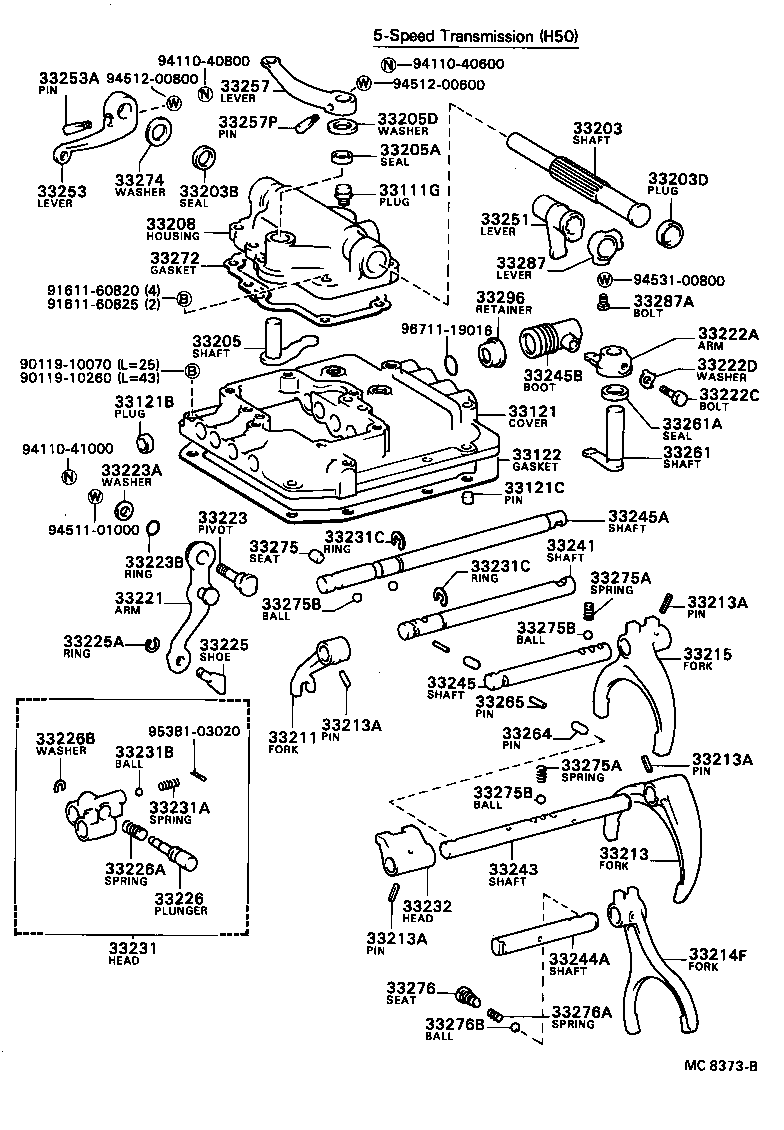 33202-36040 HEAD, REVERSE SHIFT product image