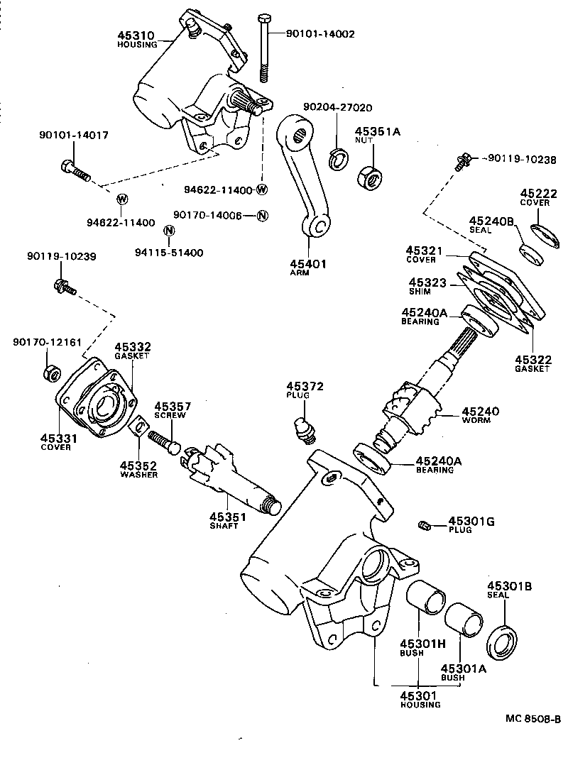 45047-39135 ROD SUB-ASSY, TIE, RH product image