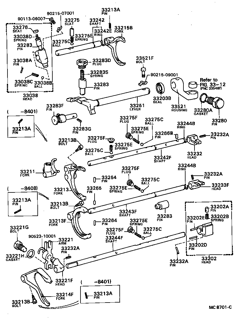 33275-16010 SEAT, SHIFT DETENT BALL SPRING, NO.1 product image
