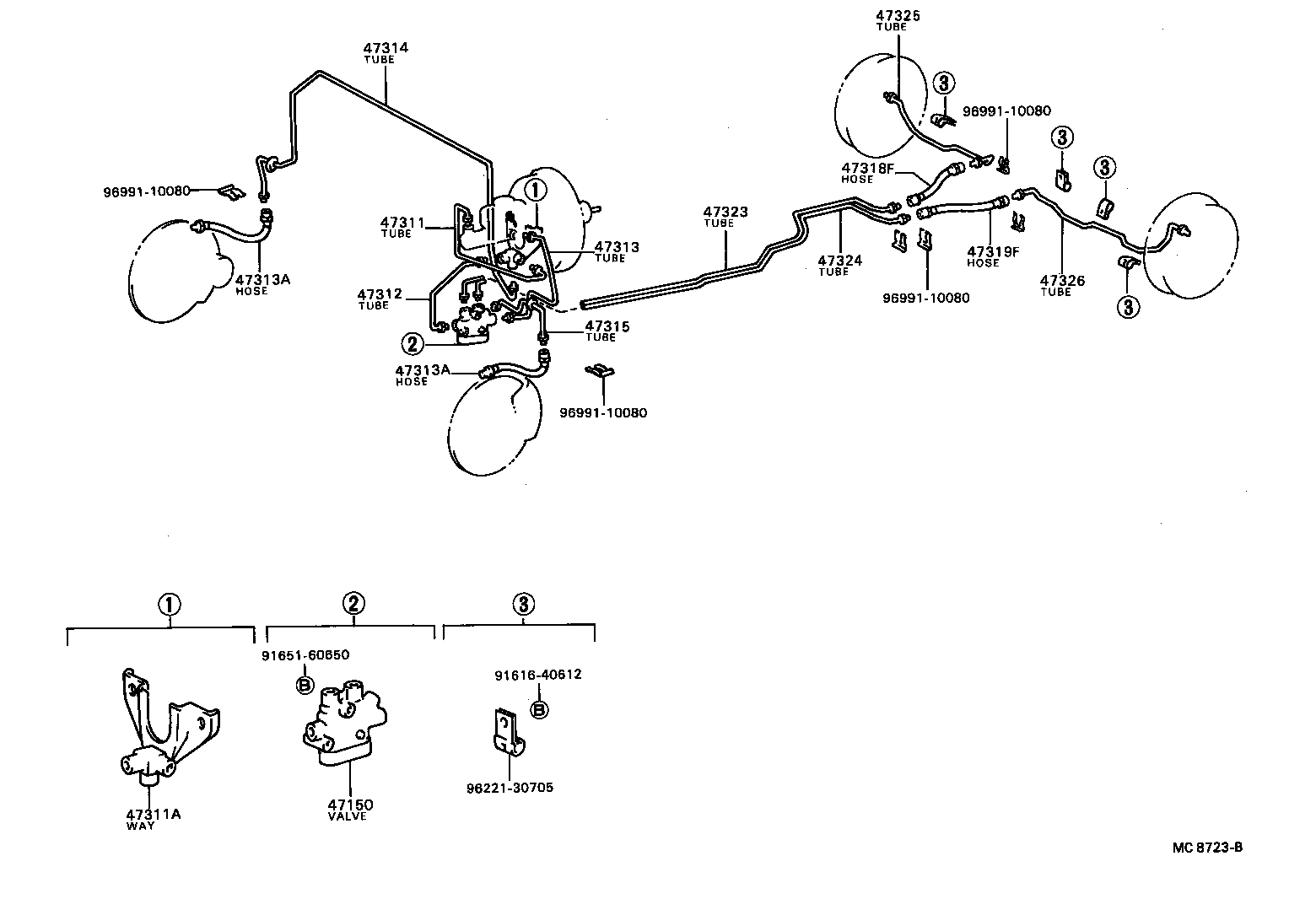 47150-16040 VALVE ASSY, PROPORTIONING product image